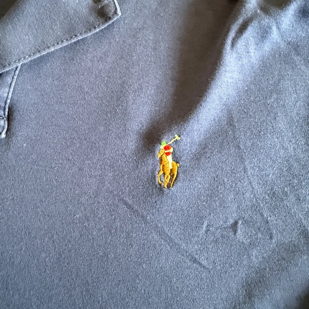 Ralph Lauren Men’s Polo Shirt in Navy with Embroidered Pony